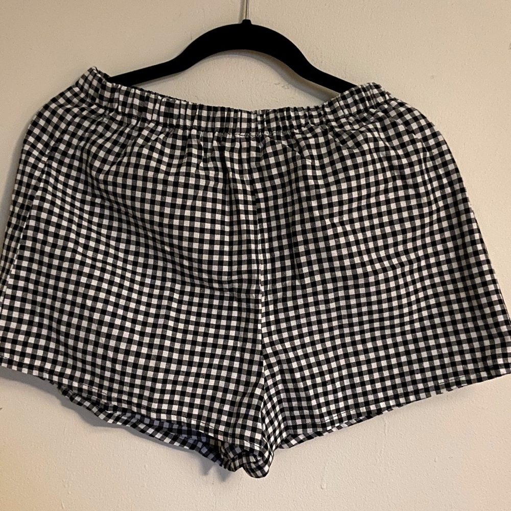 Gingham shorts